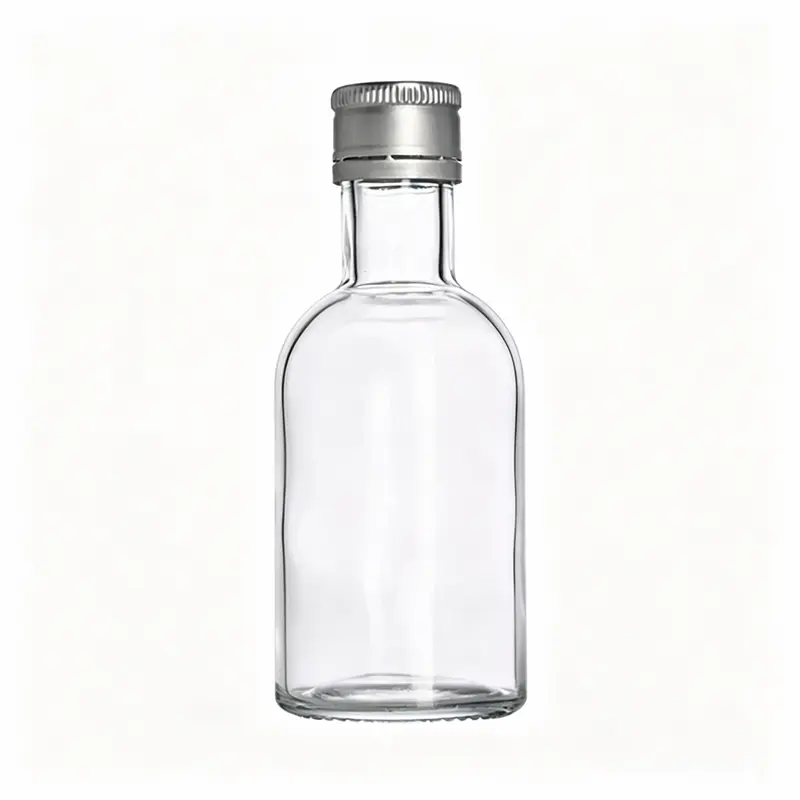 100ml Empty Glass Tequila Bottles with Aluminum Cap