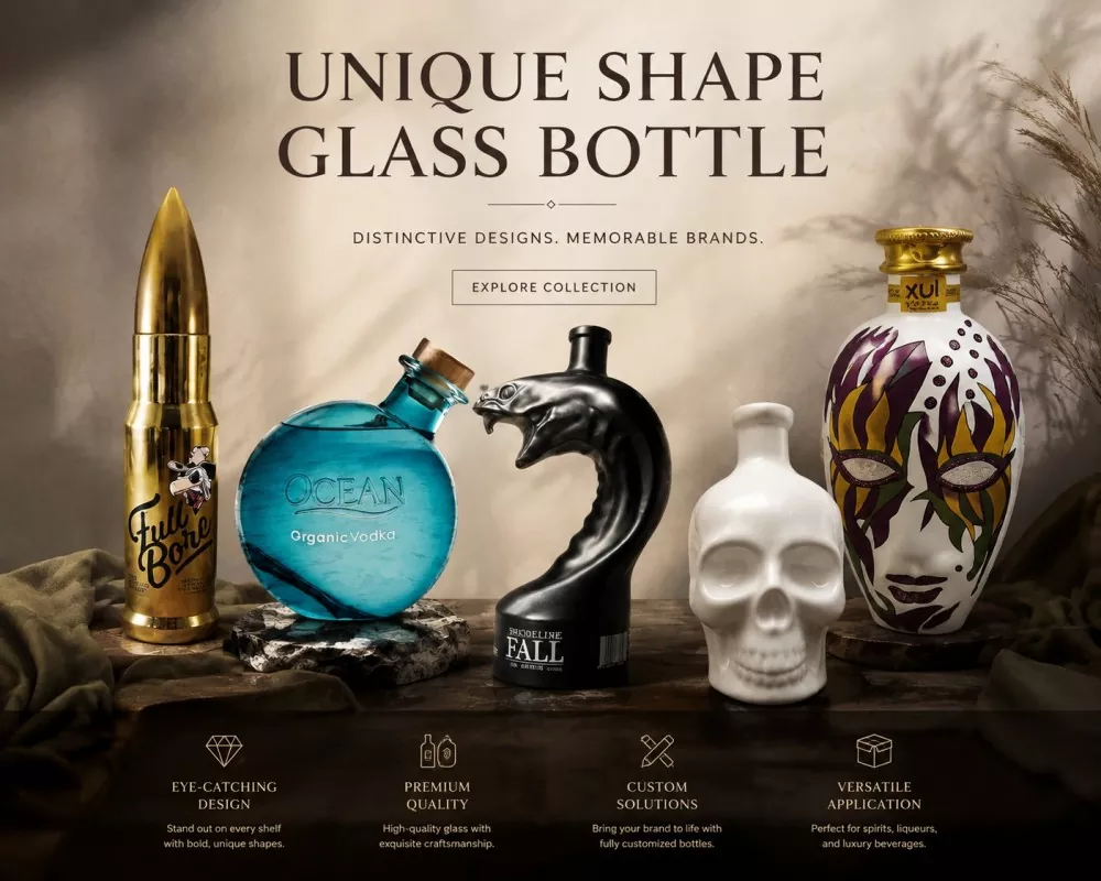 Unique Shape Glass Bottles