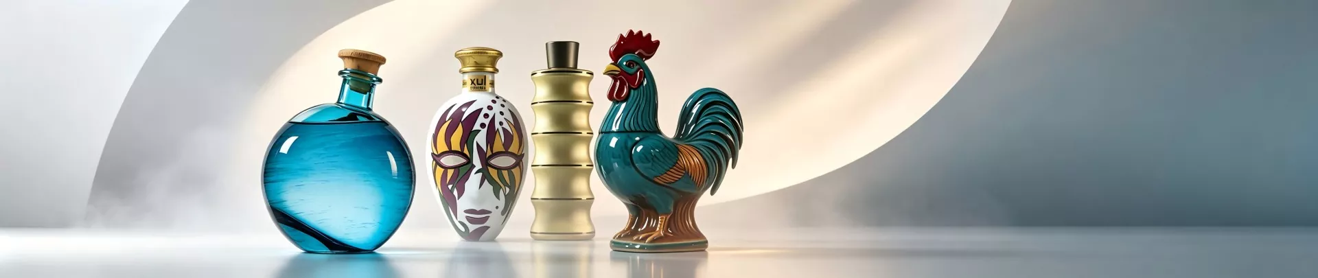 Unique Shape Glass Bottles
