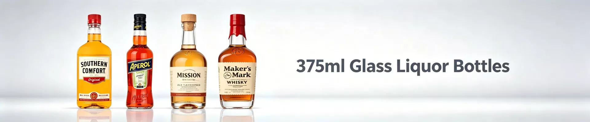 375ml Glass Liquor Bottles