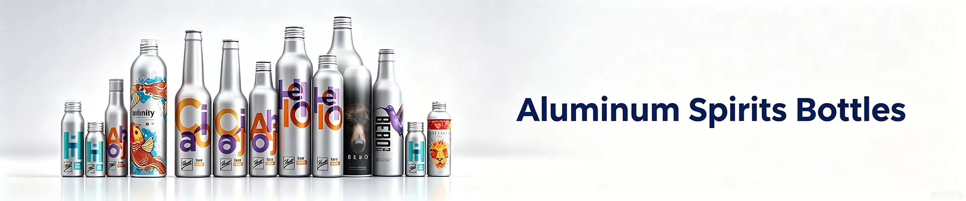 Aluminum Spirits Bottles