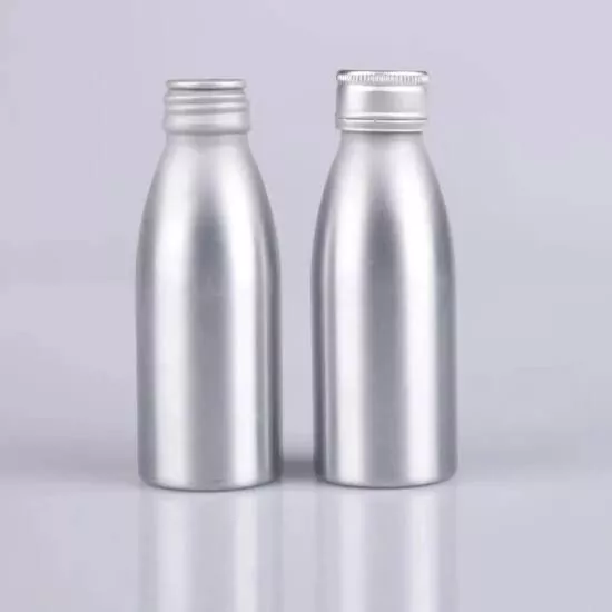 100ml Mini Aluminum Liquor Bottle for Travel Spirits