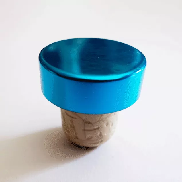 Embossed Synthetic T-Cork with Aluminum Top