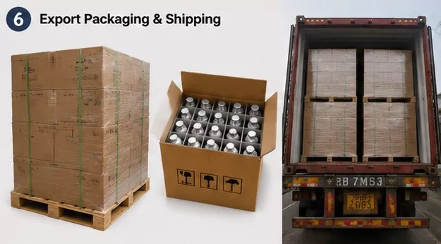 Aluminum Gloss Finish Round Beverage Bottles