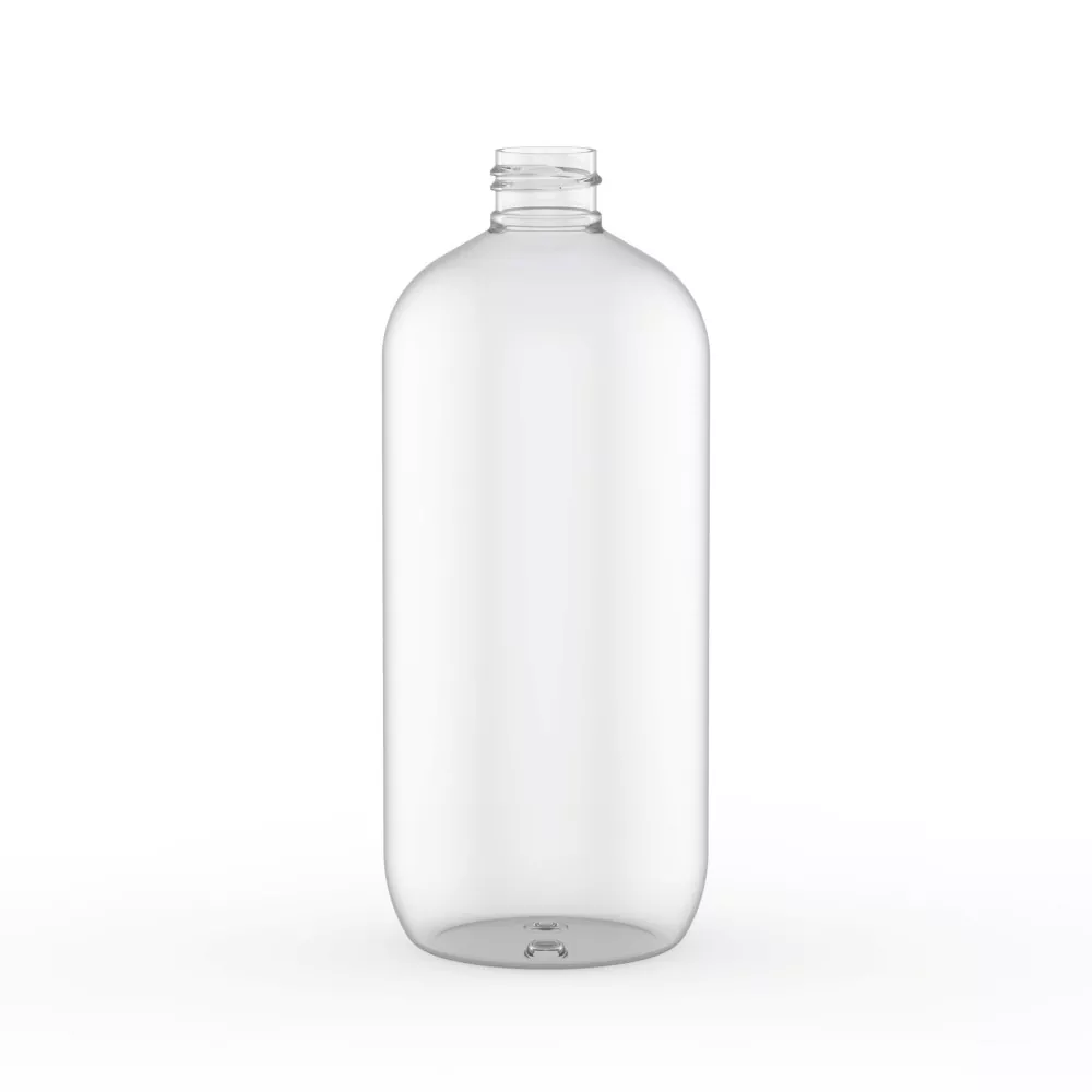 PET Boston Round Bottles with Silver Caps